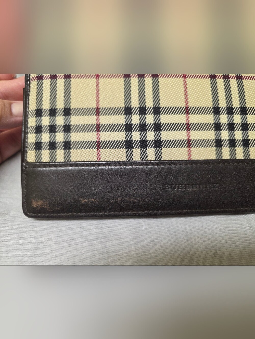 Burberry Nova Check Continential Wallet, Euc, Authentic View 2